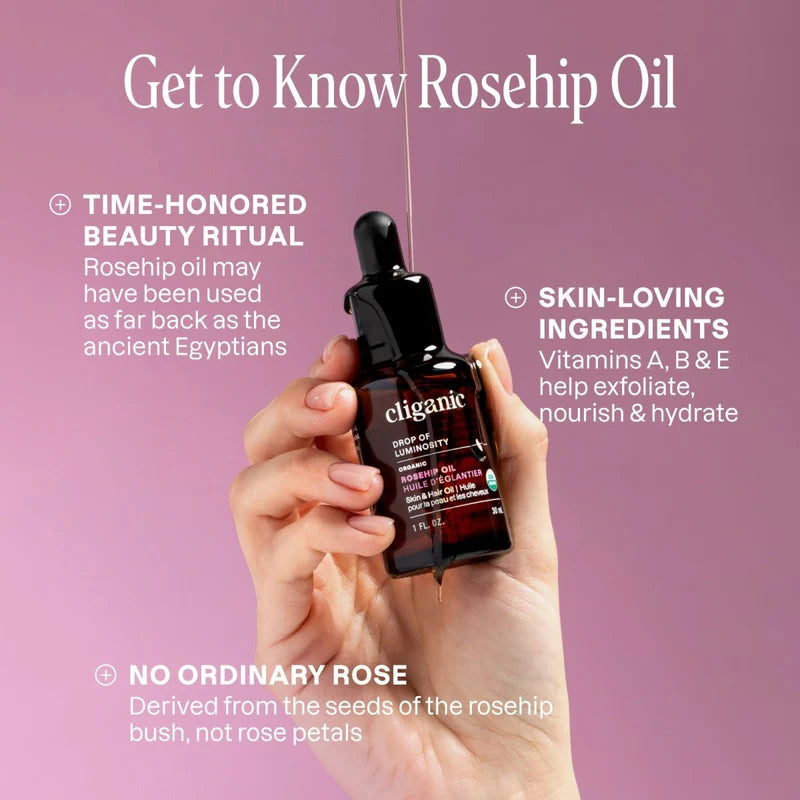 Cliganic - Organic Rosehip Oil, 30ml - Image 4