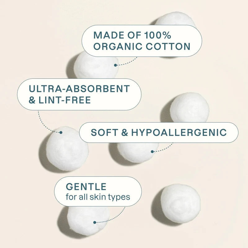 Cliganic - Org Jumbo Cotton Balls, 100ct - Image 3