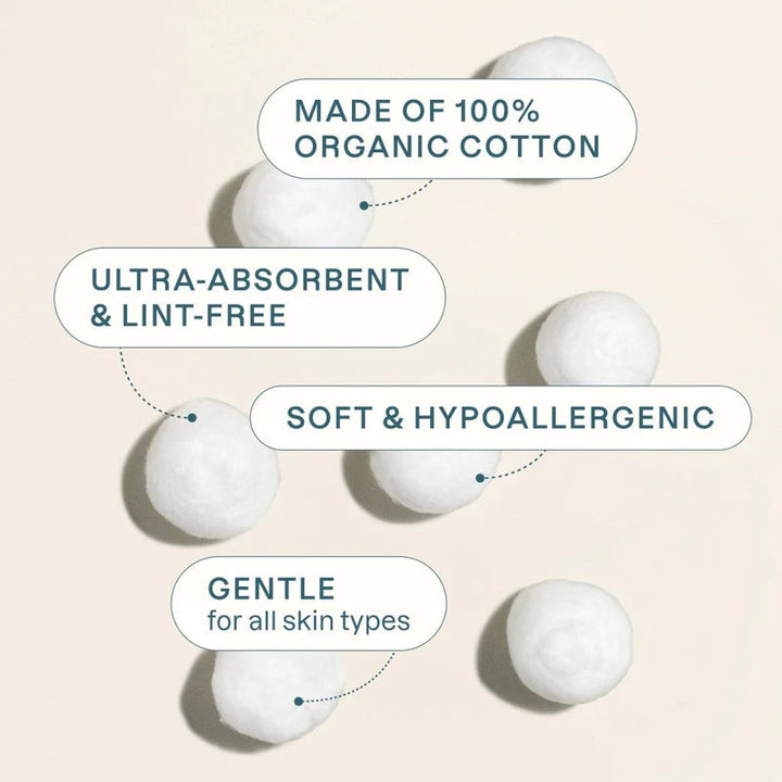 Cliganic - Org Jumbo Cotton Balls, 100ct - Image 3