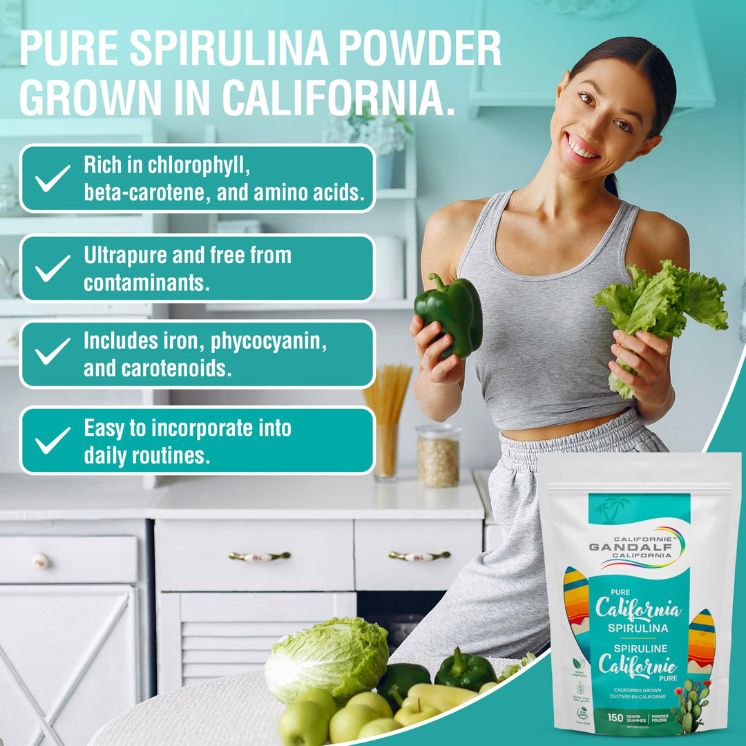 Gandalf - California Spirulina 500mg, 150 tabs - Gandalf