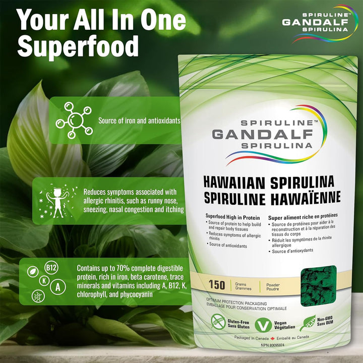 Gandalf - Hawaiian Spirulina, 150g powder - Gandalf