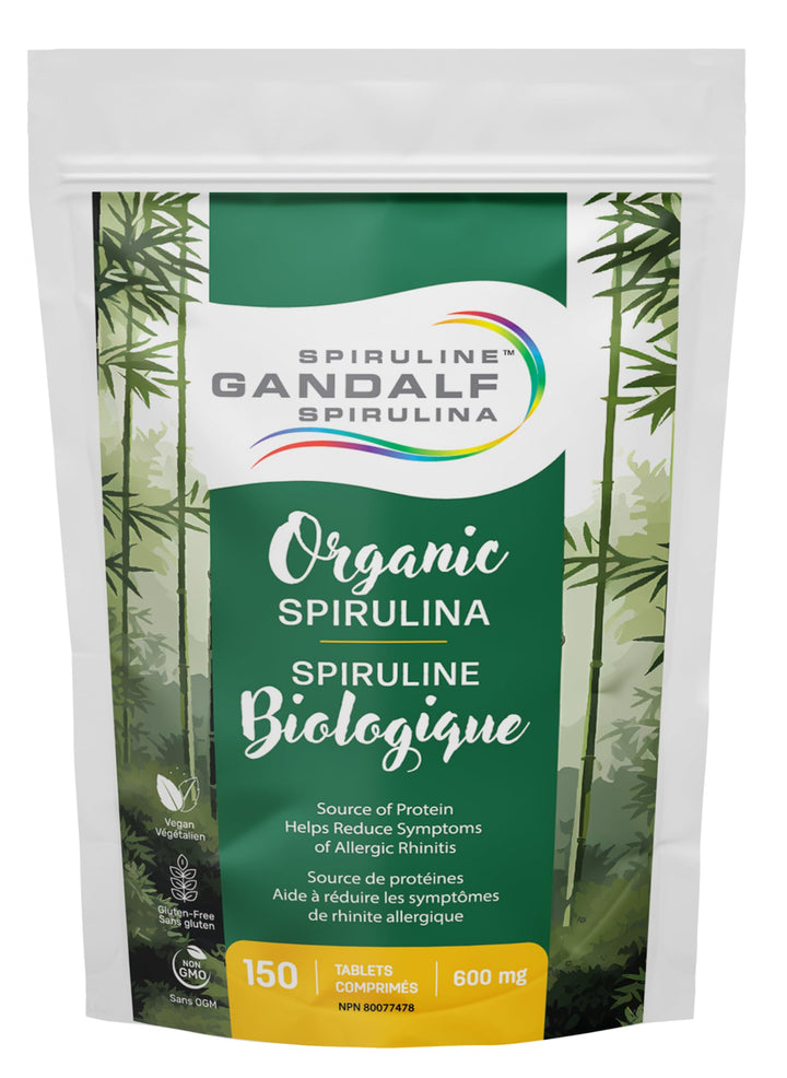 Gandalf - Spirulina Organic 600mg, 150 tabs - Gandalf