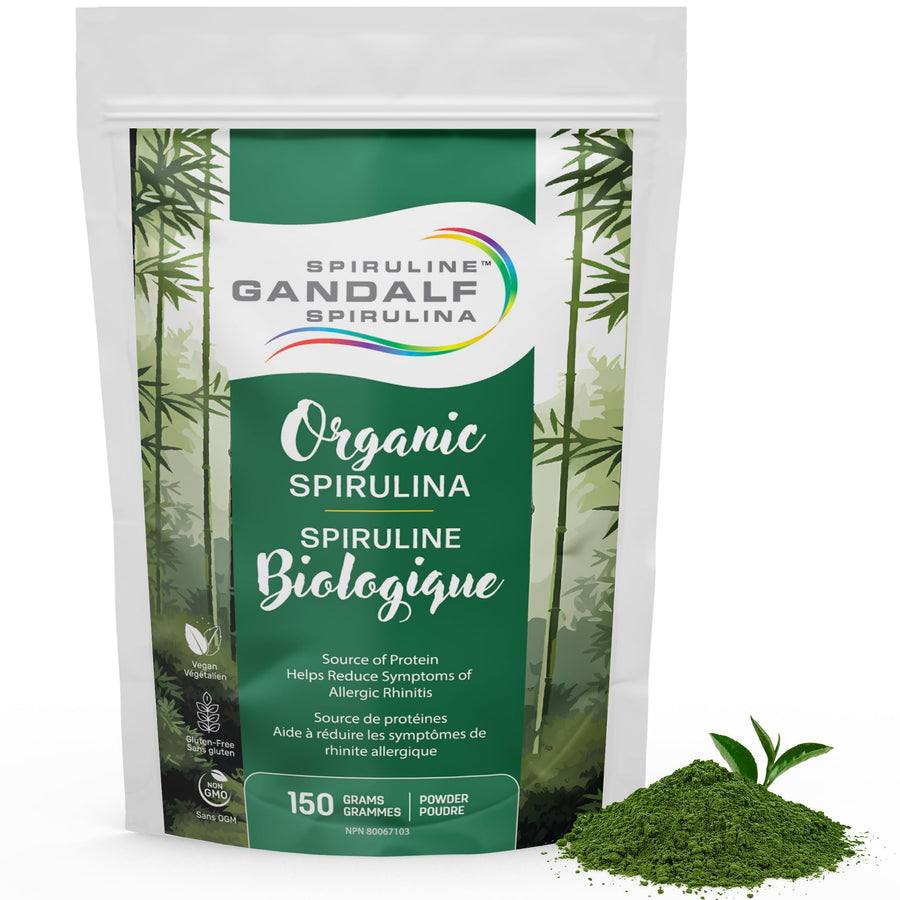 Gandalf Spirulina Organic, 150g powder - Gandalf