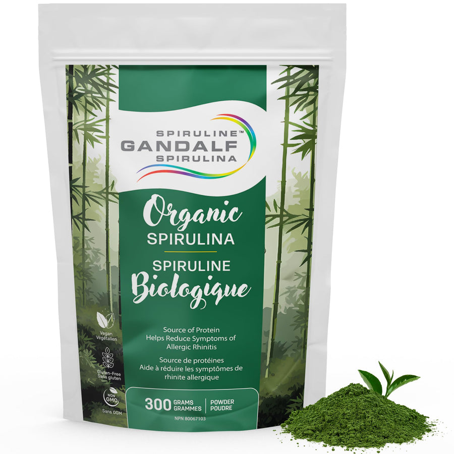 Gandalf Spirulina Organic, 300g powder - Gandalf