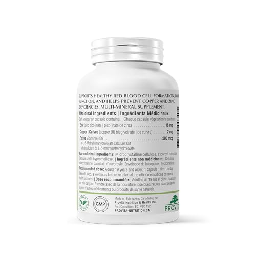 Provita - Copper Zinc Balance 90 caps - Provita