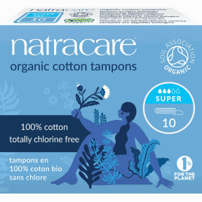 Organic Cotton Super Tampons - Image 1