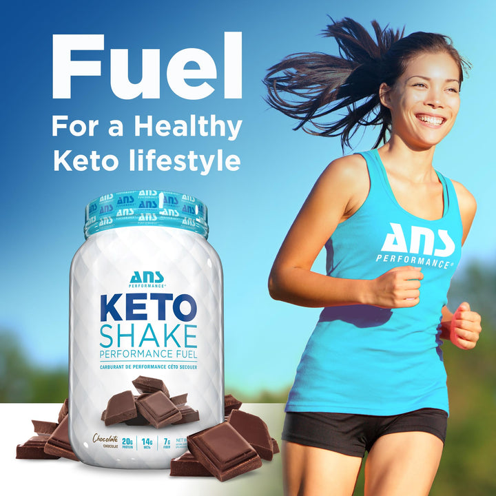 Usage directions for ANS Performance Keto Shake Protein - Chocolate