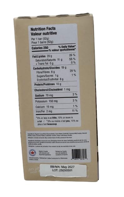 ZoRaw Chocolates - 55%Coconut Milk Chocolate w/Protein