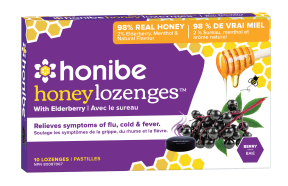 Honibe Honey Lozenges Elderberry - Image 1