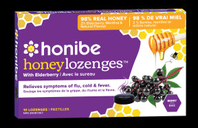 Honibe Honey Lozenges Elderberry - Image 2