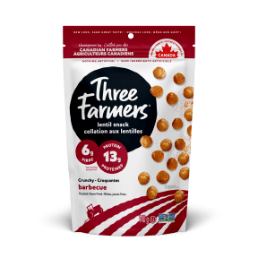 Three Farmers Roasted Lentils - BBQ 140g