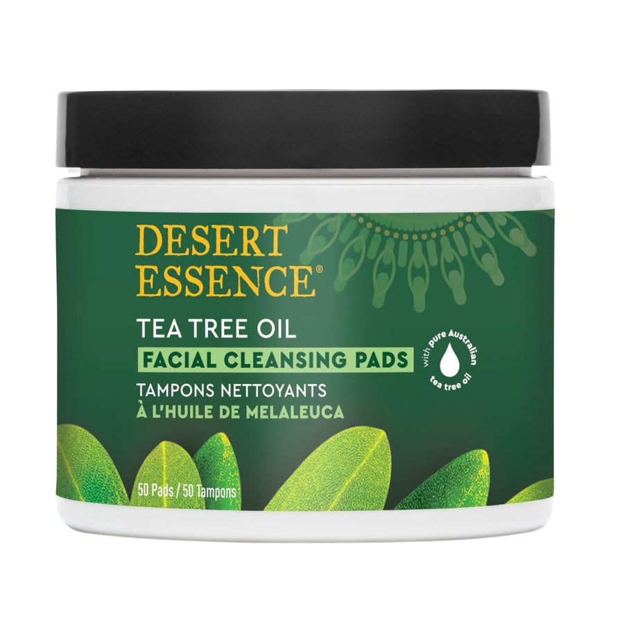 Desert Essence Cleansing Pads With Tea Tree Oil 100pad