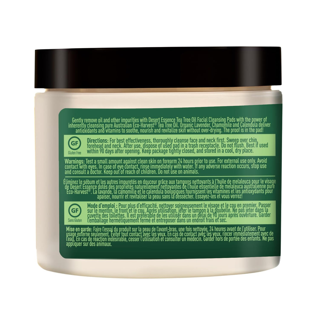 Detail view 1 of Desert Essence Cleansing Pads With Tea Tree Oil