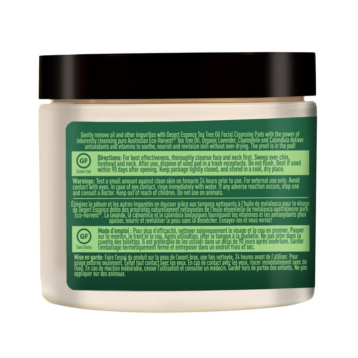 Detail view 1 of Desert Essence Cleansing Pads With Tea Tree Oil