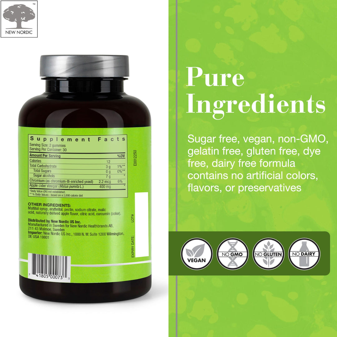 New Nordic - Apple Cider Gummies+ (60gmy 6)