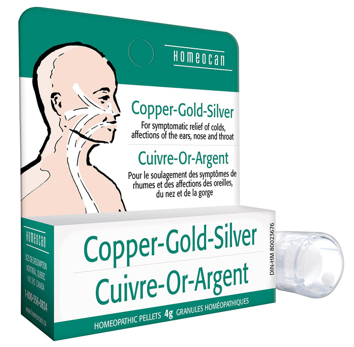Homeocan - Copper-Gold-Silver Pellets (4g 12)
