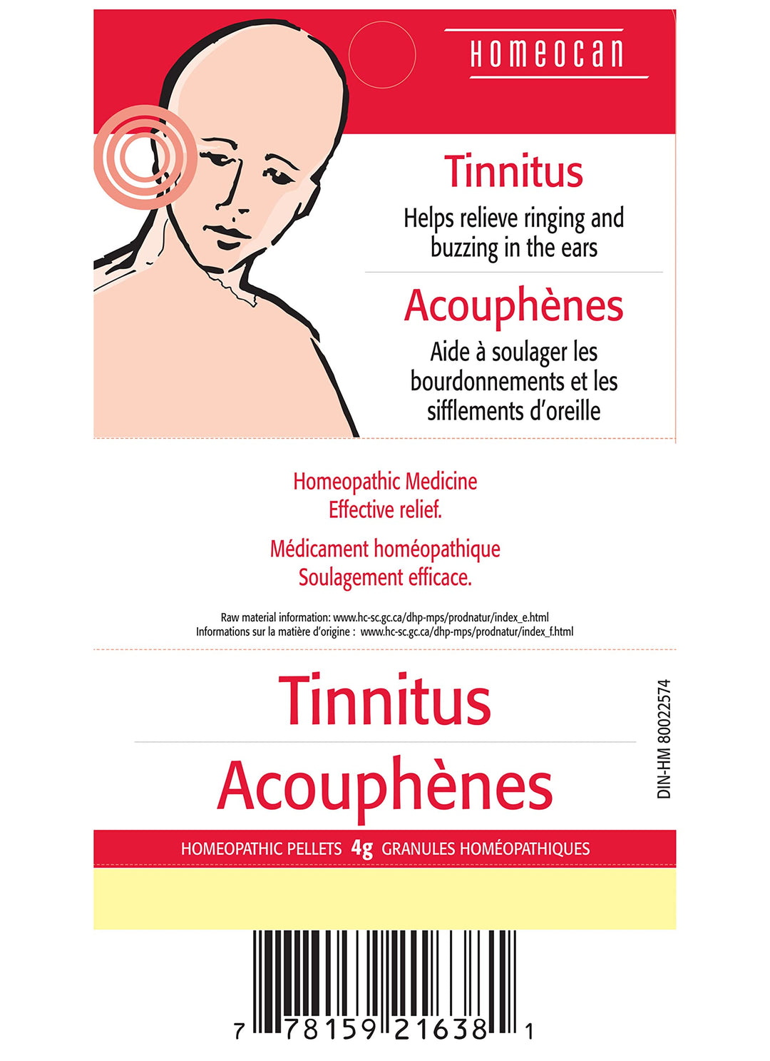 Homeocan - Tinnitus Pellets (4g 12)