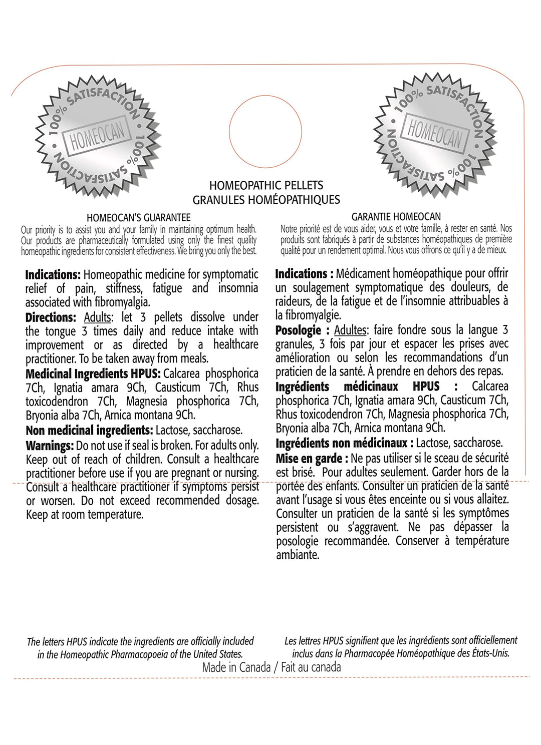 Homeocan - Fibromyalgia Pellets (4g 12)