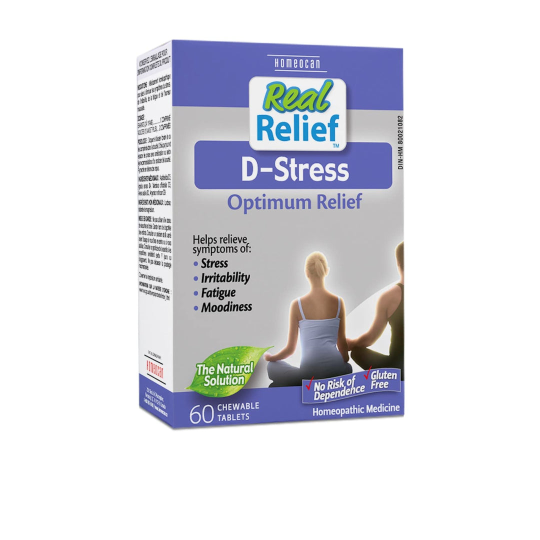 Homeocan - Real Relief D-Stress Tablets (60tab 12)