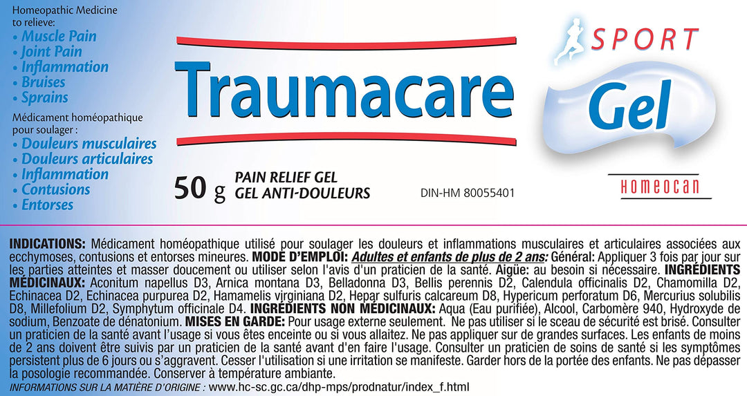 Homeocan - Traumacare Sports Gel (50g 12)