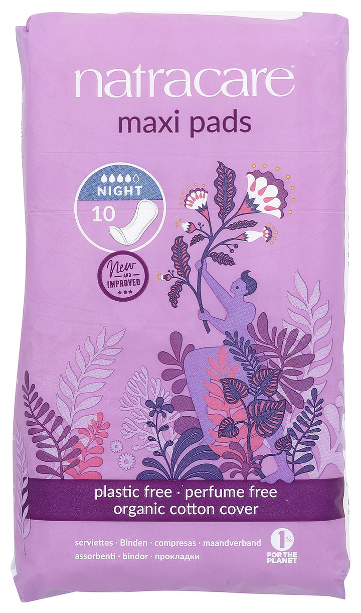 Natracare - Night-Time Pads (10ct 12)