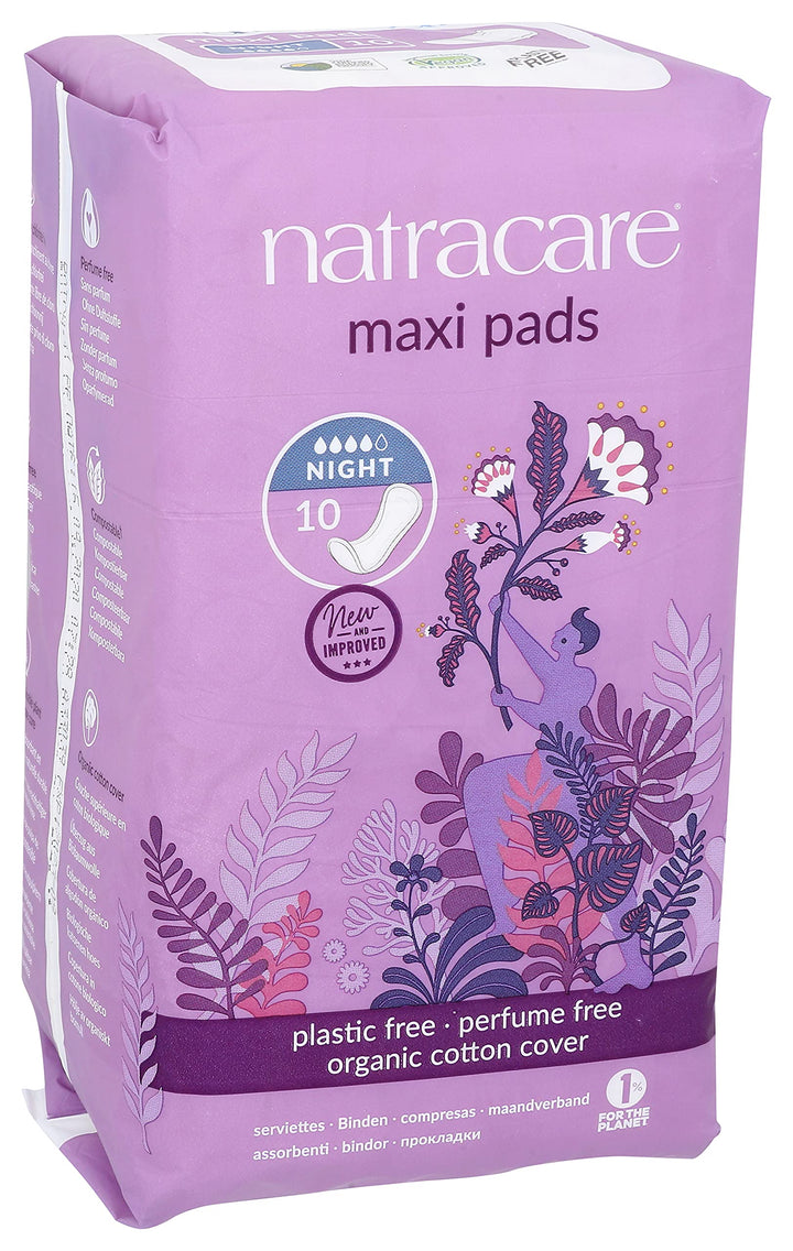 Natracare - Night-Time Pads (10ct 12)