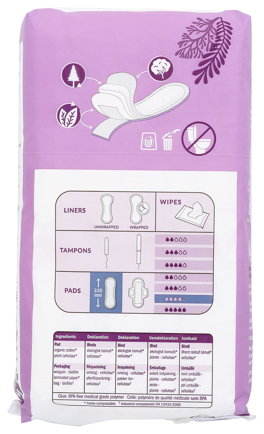 Natracare - Night-Time Pads (10ct 12)