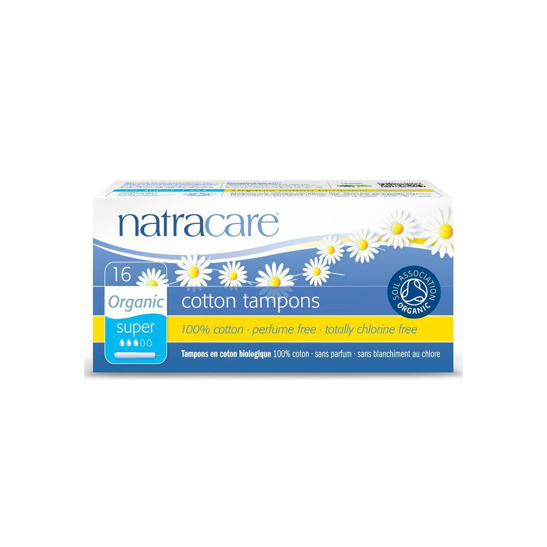 Natracare - ORGANIC Super Applicator Tampons (16ct 12)