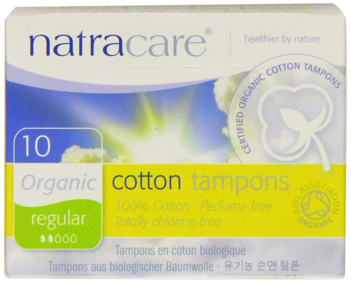 Natracare - ORG Reg Non-Applicator Tampons (10ct 20)