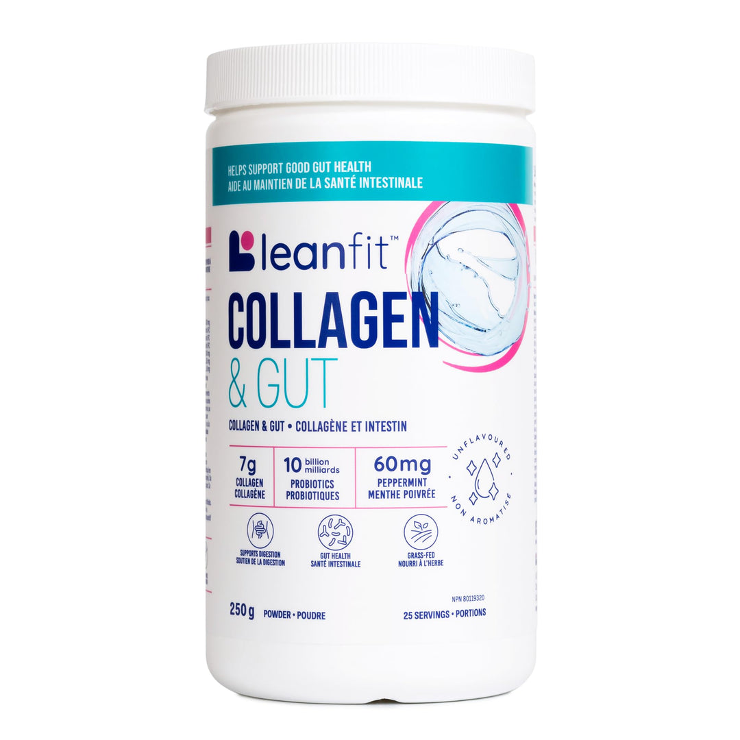 LeanFit - Collagen & Gut - Unflavoured (250g 8)