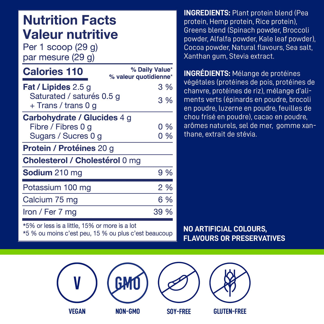 LeanFit - Protein & Greens - Chocolate (579g 6)