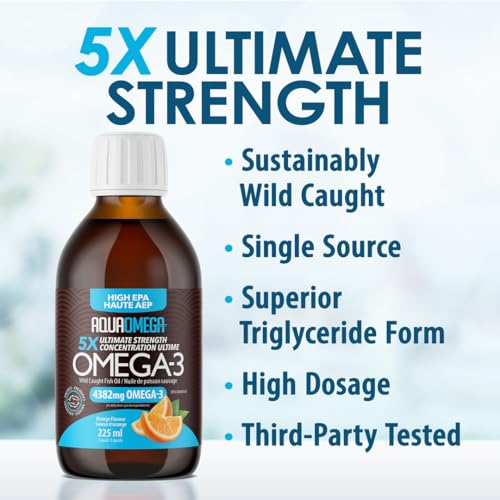 AquaOmega - 5X Ultimate Strength EPA Orange (225ml 12)
