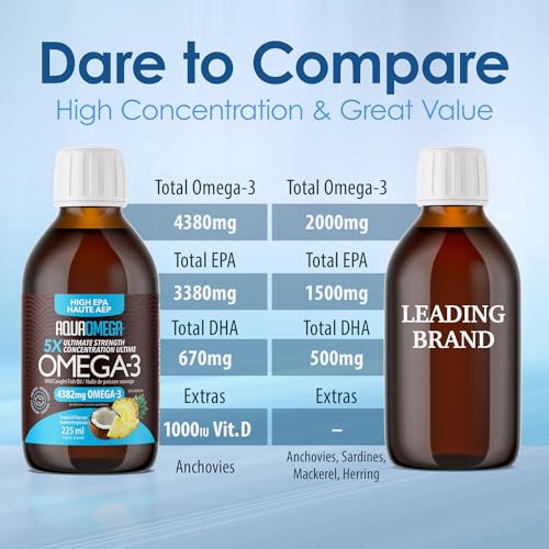 AquaOmega - 5X Ultimate Strength EPA Tropical (225ml 12)