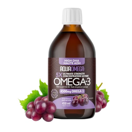 AquaOmega - High DHA 5x - Grape (450ml)