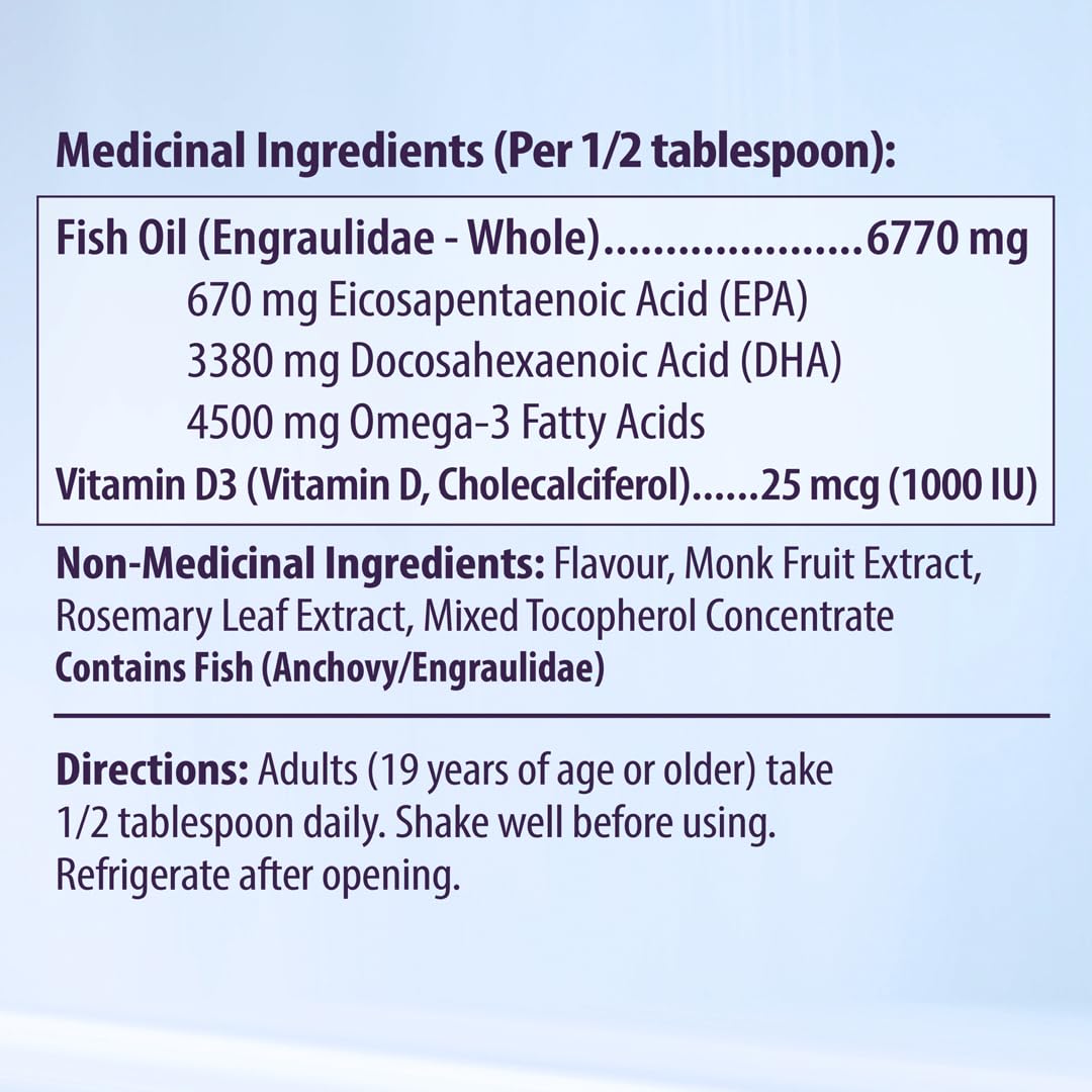 AquaOmega - 5X Ultimate Strength EPA Lemon (450ml 6)