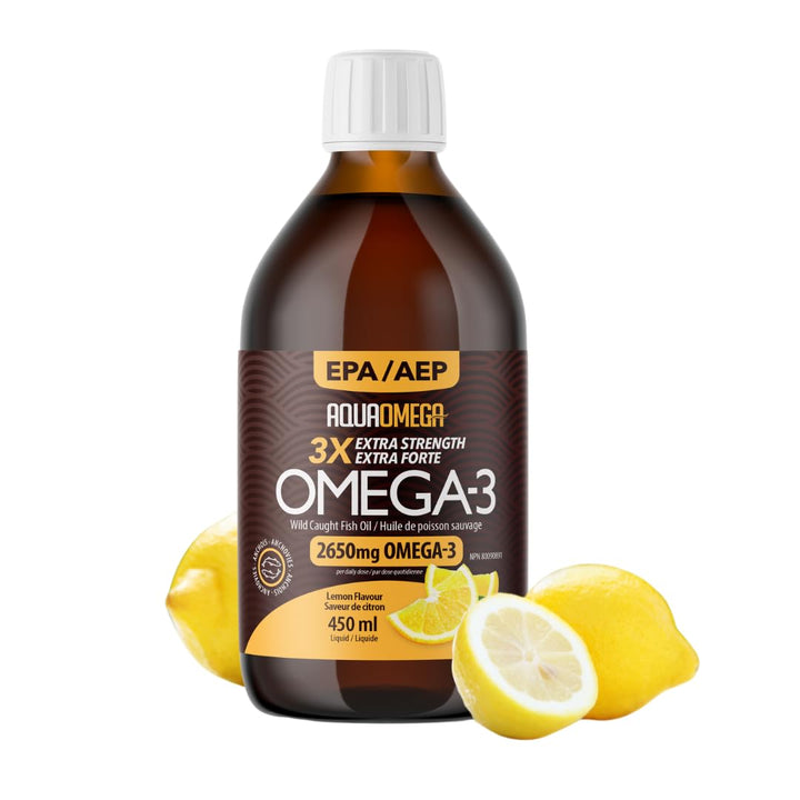AquaOmega - Daily Maintenance 3x Lemon (450ml 6)