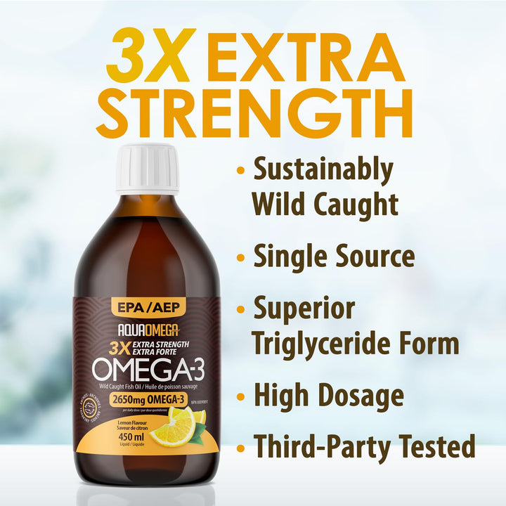 AquaOmega - Daily Maintenance 3x Lemon (450ml 6)