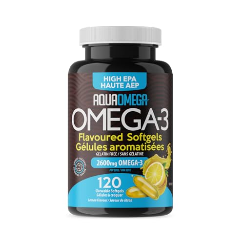 AquaOmega - High EPA Chewable Softgels Lemon (120sg)