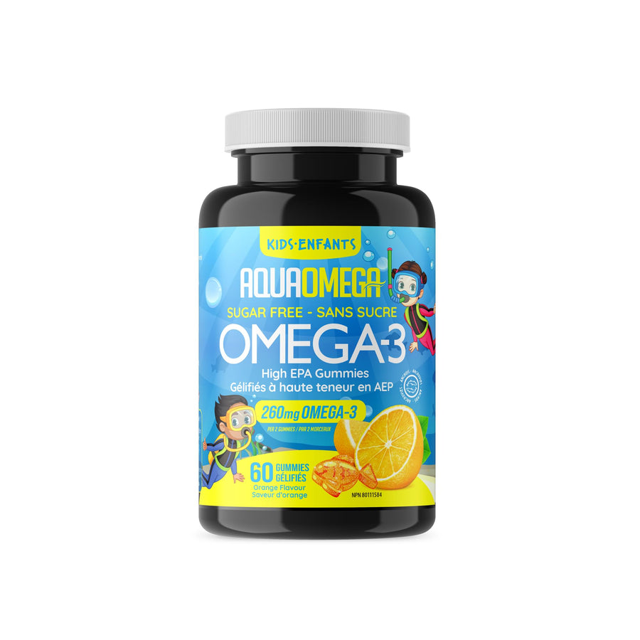 AquaOmega High EPA Kids Gummies Orange 60gmy