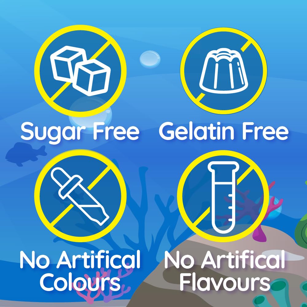 Usage directions for AquaOmega High EPA Kids Gummies Orange
