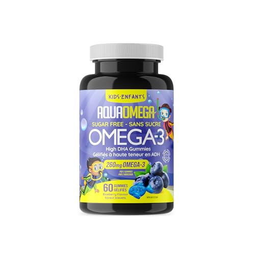 AquaOmega - High DHA Kids Gummies Blueberry (60gmy 12)
