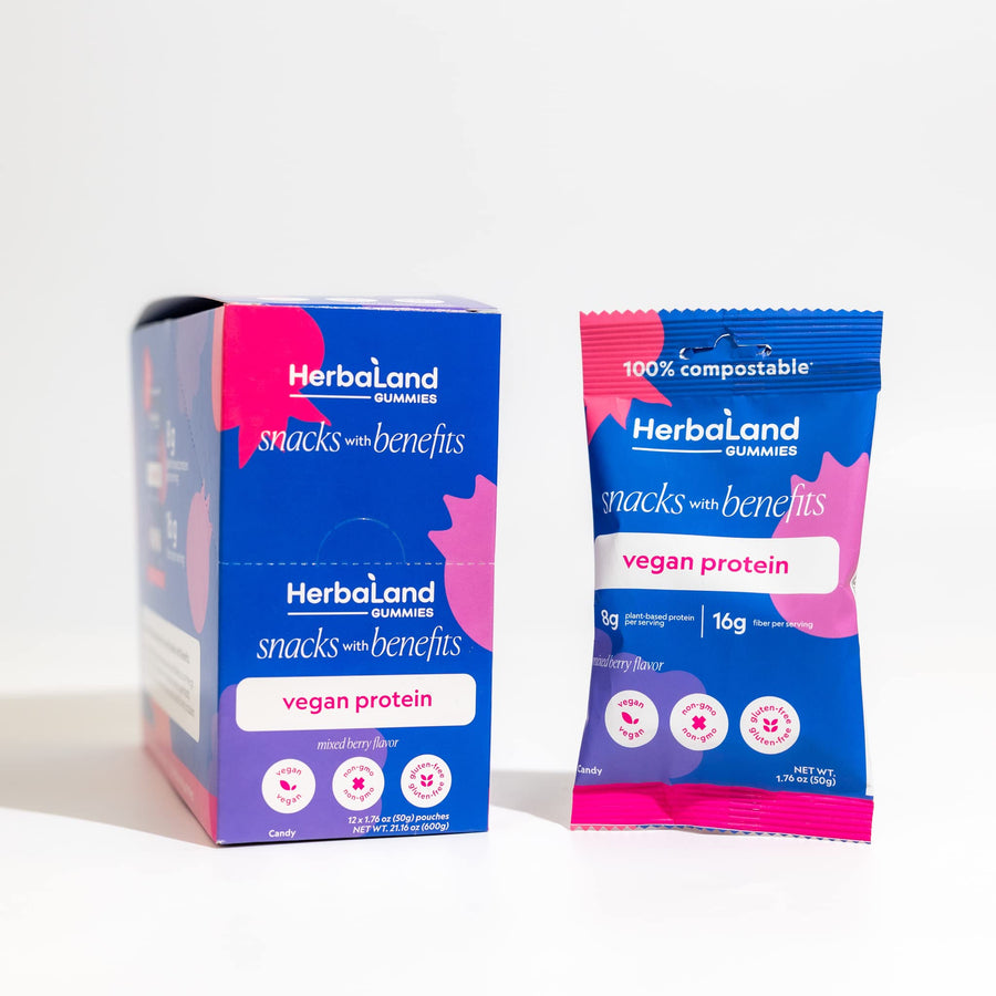 Herbaland Protein Mixed Berry - Eco Size 6 x 240g