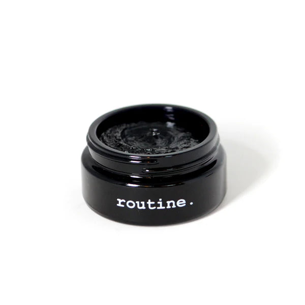 Back label of Routine Natural Beauty Armpit Scrub Dirty Hipster No. 4 showing product details