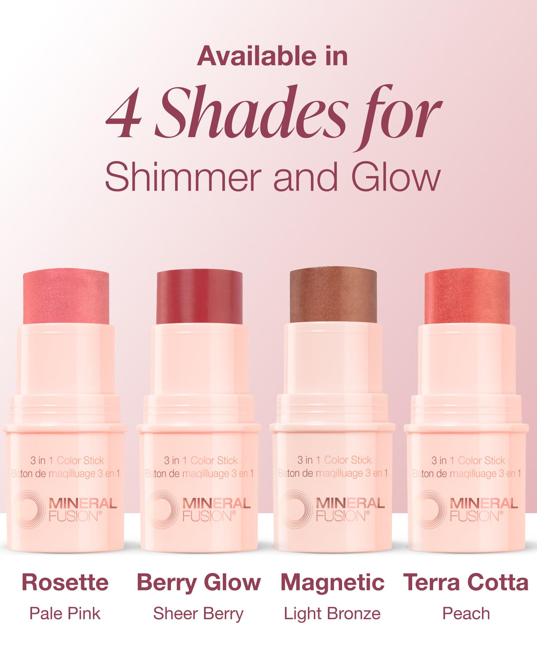 Mineral Fusion Natural Brands - 3 in 1 Color Stick Terra Cotta (4.5g 12)