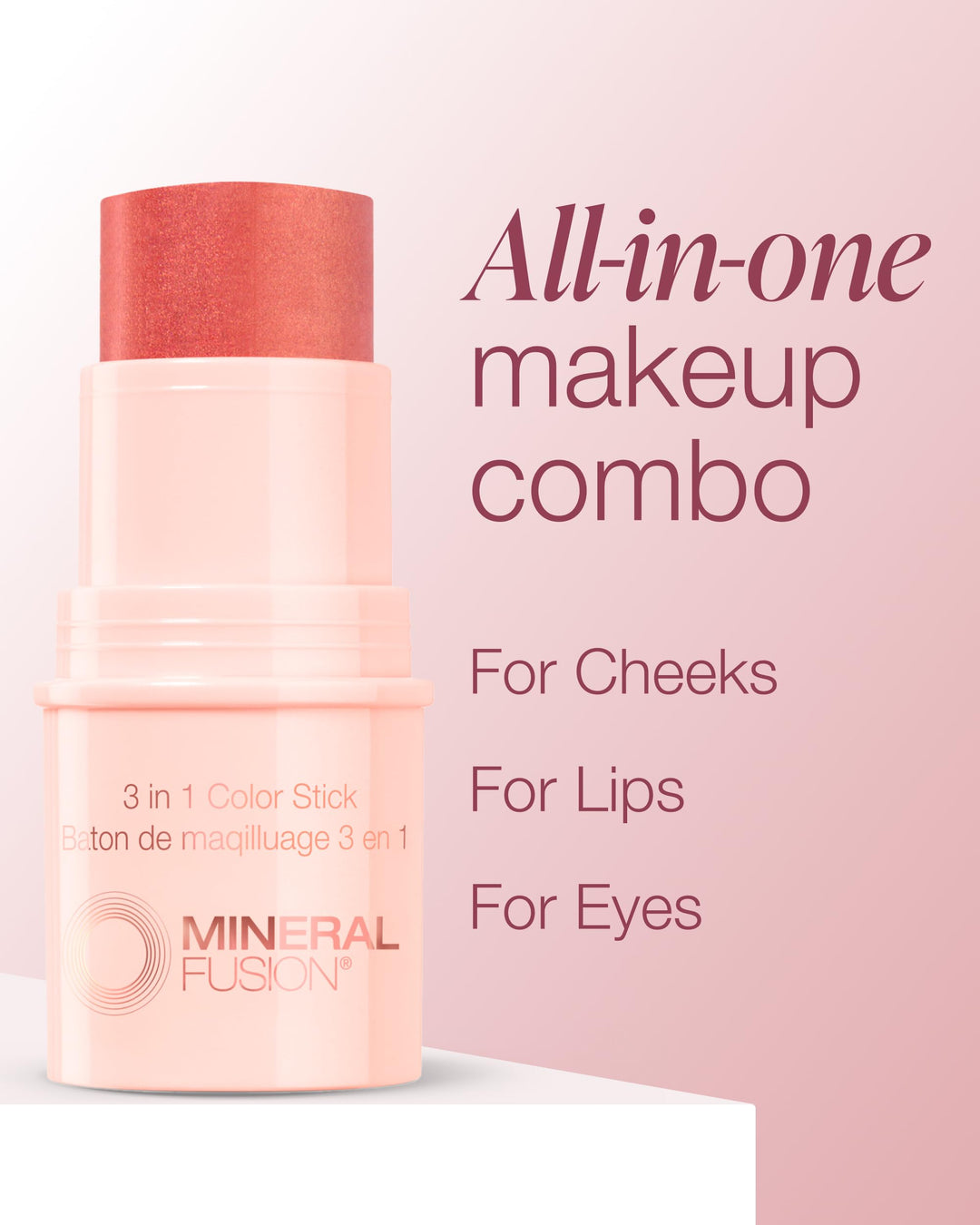 Mineral Fusion Natural Brands - 3 in 1 Color Stick Terra Cotta (4.5g 12)