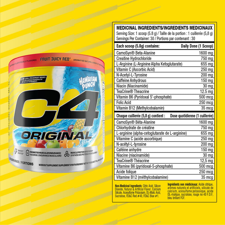 C4 - Original HP Fruit Juicy Red 30s (174g 12)