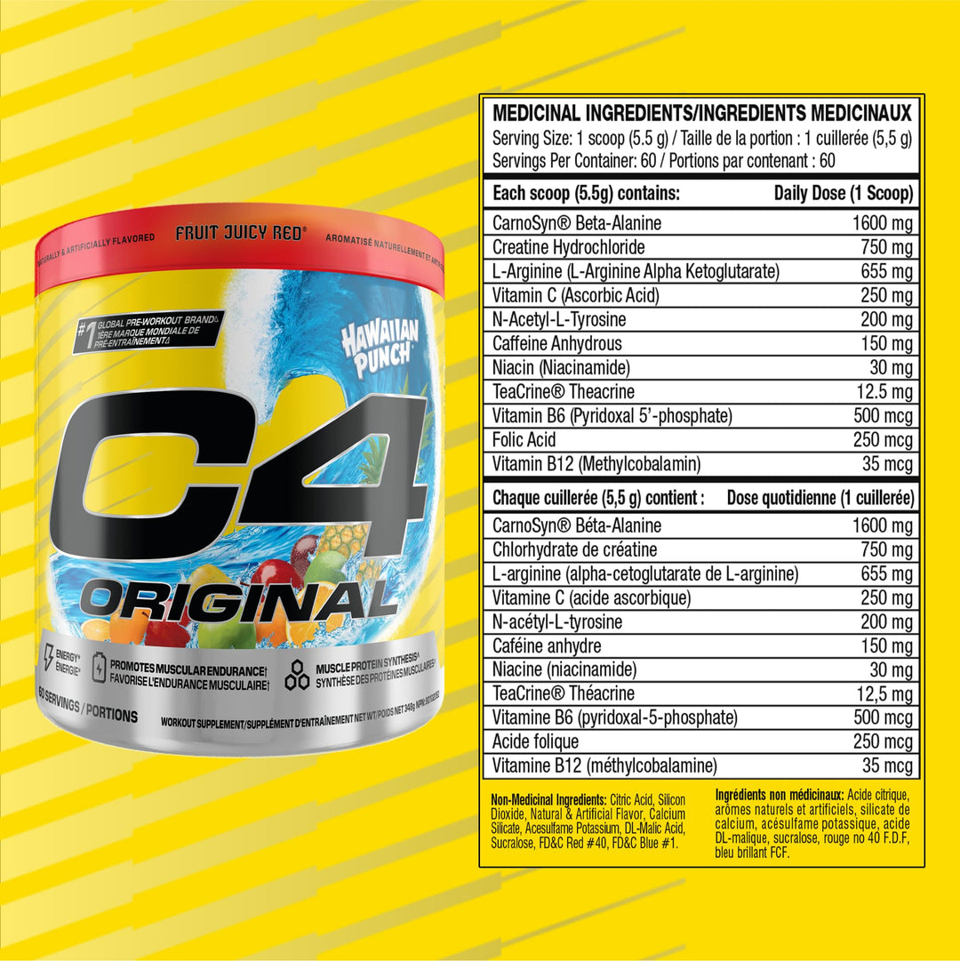 C4 - Original HP Fruit Juicy Red 60s (348g 12)