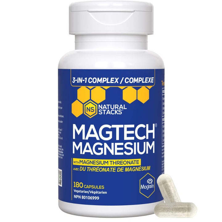 Natural Stacks - Magtech - Magnesium Complex (180vcap 12)