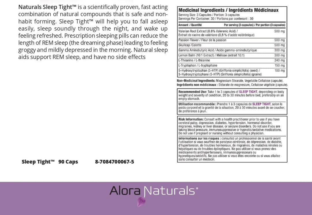 Alora Naturals - Sleep Tight® (90vcap 12)