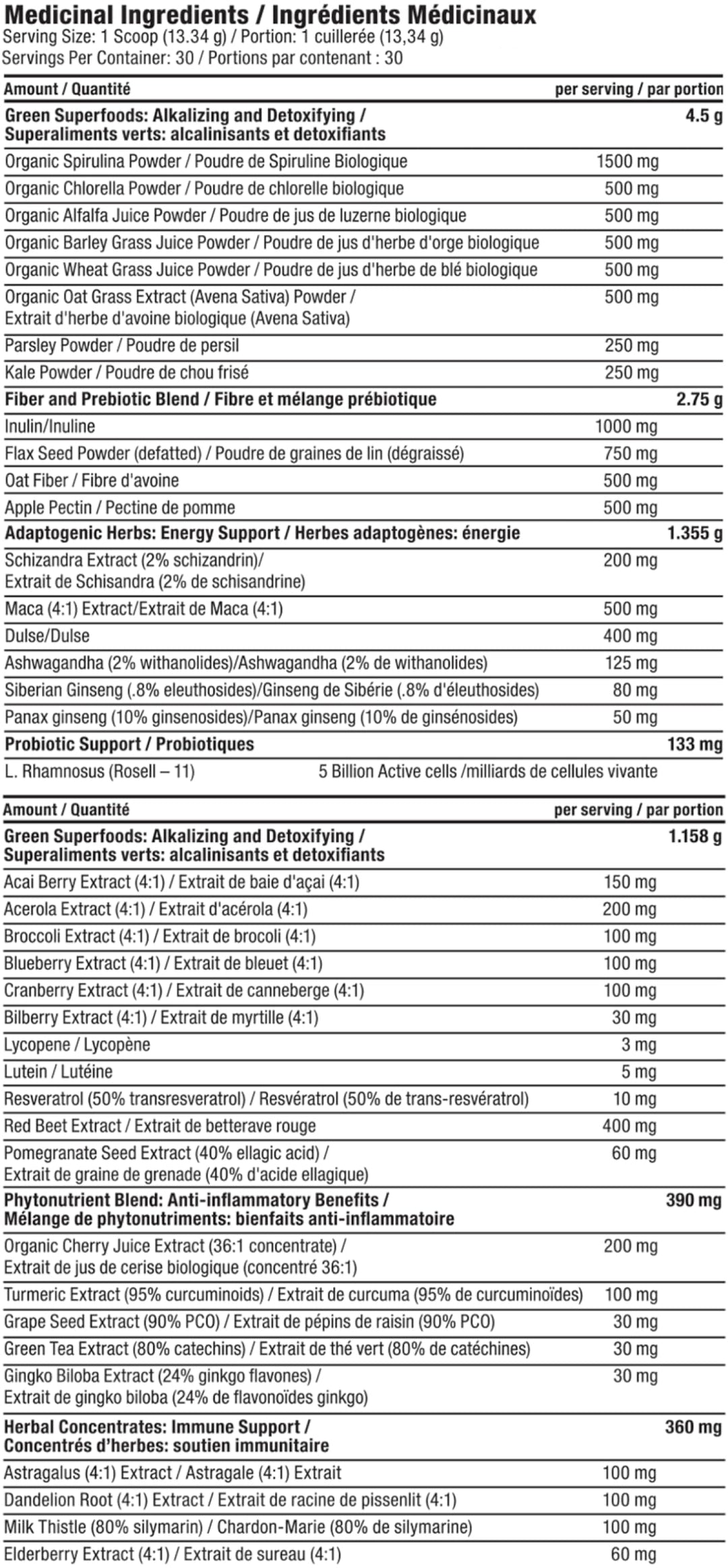 Alora Naturals - True Greens Raspberry Lemonade (400g 12)